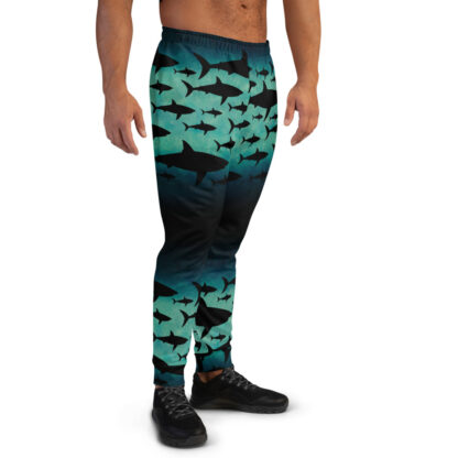 CAVIS Shark Pattern Joggers - Men's Sweatpants - Right
