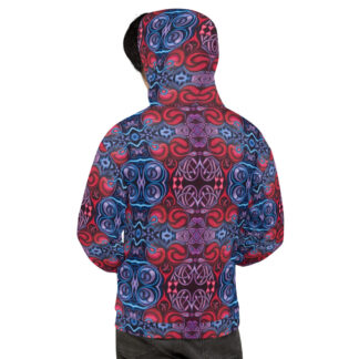 CAVIS Celtic Heart Pull Over Hoodie - Hooded Sweatshirt - Back