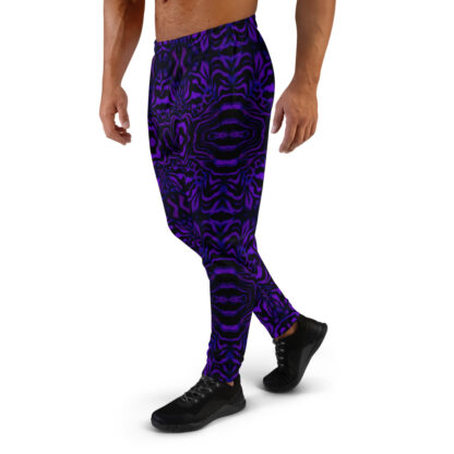 CAVIS Wonderpus Joggers - Purple Black Octopus Pattern Men's Sweatpants - Left