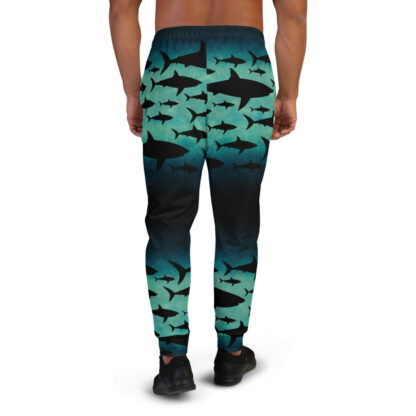 CAVIS Shark Pattern Joggers - Men's Sweatpants - Back