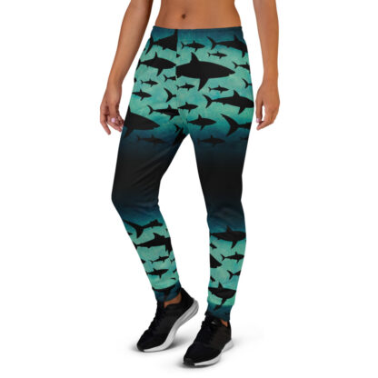 CAVIS Shark Pattern Joggers - Women's Sweatpants - Left