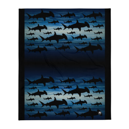 CAVIS Shark Pattern Hammerhead Soft Throw Blanket