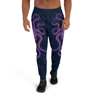 CAVIS Purple Octopus Joggers - Men's Sweatpants - Front