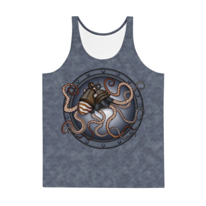 CAVIS Steampunk Octopus Tank Top - Front