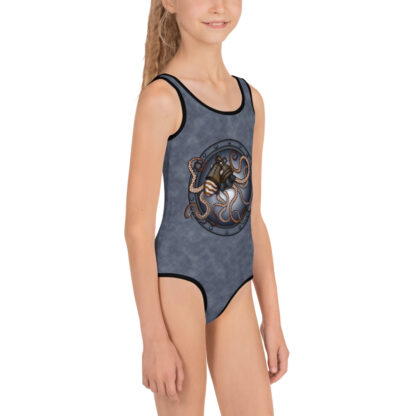 CAVIS Steampunk Octopus Swimsuit - Kid's - Girl - Right