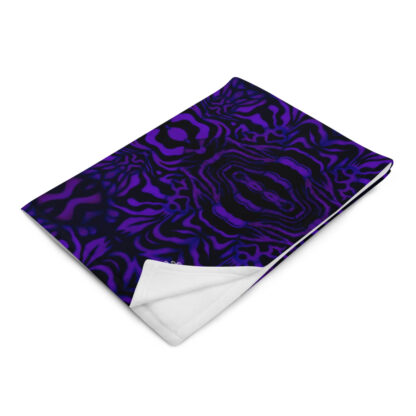 CAVIS Wonderpus Soft Throw Blanket - Purple Black