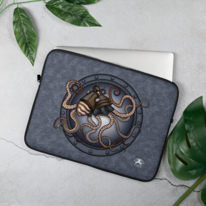 CAVIS Steampunk Octopus Laptop Sleeve - Lifestyle - 15 Inch