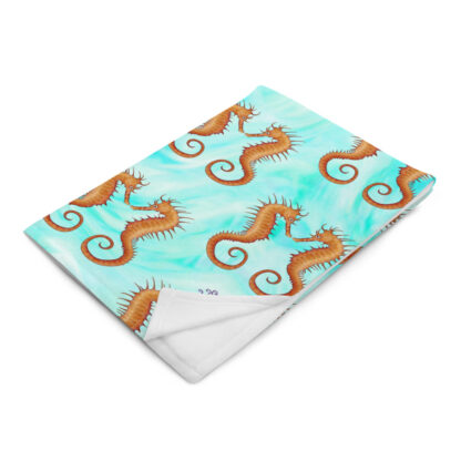 CAVIS Seahorse Soft Throw Blanket - Light