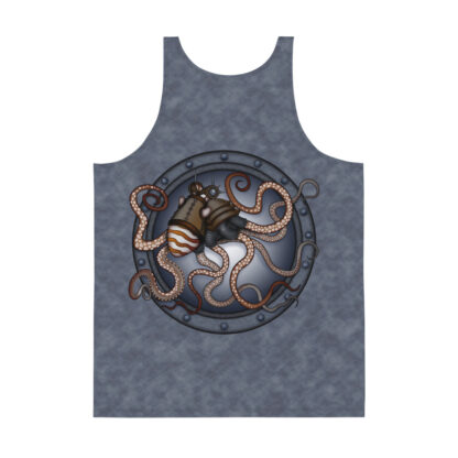 CAVIS Steampunk Octopus Tank Top - Back