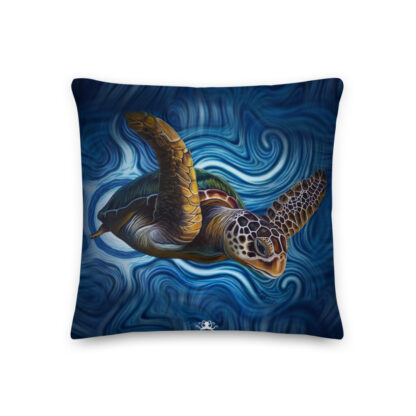 CAVIS Sea Turtle Pillow - Back