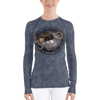 CAVIS Steampunk Octopus Rash Guard - Women's - Front