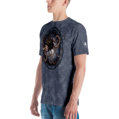 CAVIS Steampunk Octopus All Over Print T-Shirt Men's - Left