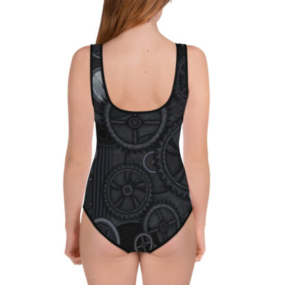 CAVIS Steampunk Octopus Youth Swimsuit - Girl's - Back