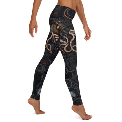 CAVIS Steampunk Octopus Gears Women's Leggings - Right