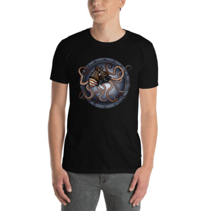 CAVIS Steampunk Octopus T-Shirt - Men's - Black