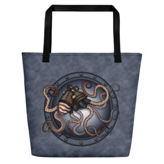 CAVIS Steampunk Octopus Beach Bag