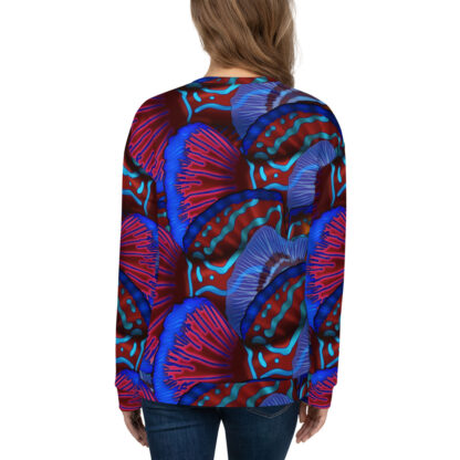 CAVIS Mandarinfish Colorful Sweatshirt - Back