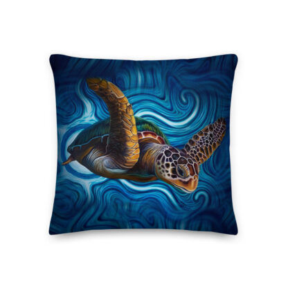 CAVIS Sea Turtle Pillow - Front