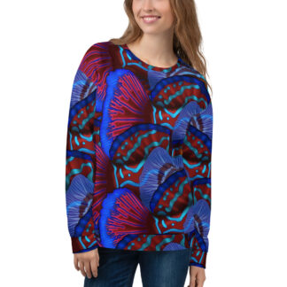 CAVIS Mandarinfish Colorful Sweatshirt - Front