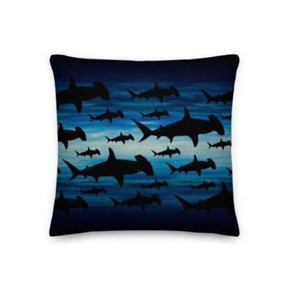 CAVIS Shark Pattern Hammerhead Pillow - Front