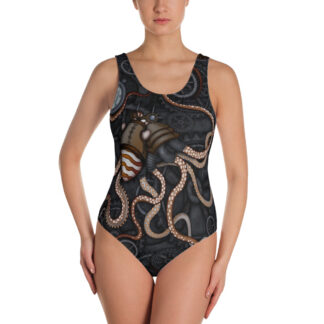 CAVIS Steampunk Octopus Swimsuit - Front