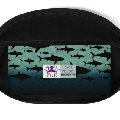 CAVIS Shark Fanny Pack - Waist Pack - Inside Pocket