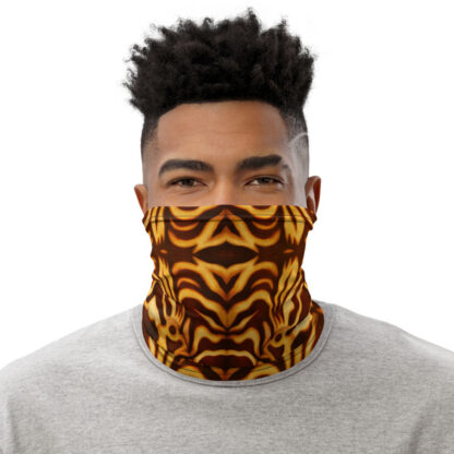 CAVIS Wunderpuss Gaiter Yellow Orange Alternative Face Mask - Men's - Front