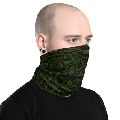 CAVIS Wunderpuss Gaiter Green Black Alternative Face Mask - Men's - Right2