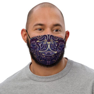 Cavis Celtic Big Dragon Premium Cloth Face Mask - Front