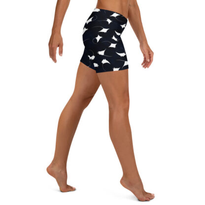 CAVIS Mobula Manta Ray Boy Shorts, Swim Bottoms, Athletic Shorts - Right Front