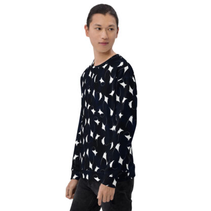 Mobula Manta Ray Sweatshirt, Long Sleeve T-Shirt, Top - Left Front