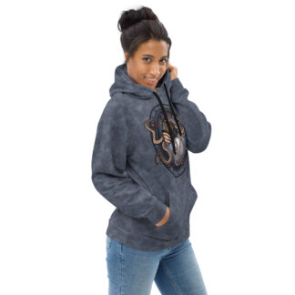 CAVIS a Steampunk Octopus Unisex Hoodie, Alternative Pullover Hooded Sweatshirt