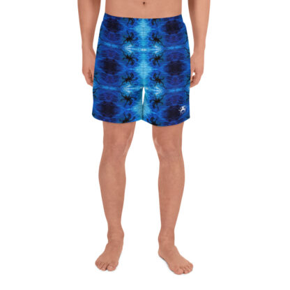 CAVIS Blue Ocean Octopus Men's Athletic Long Shorts, Unique Underwater Sea Life Shorts - Image 4