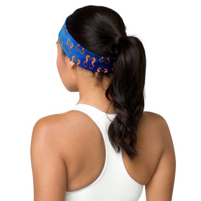 CAVIS Seahorse Pattern Headband, Nautical Love - Image 10