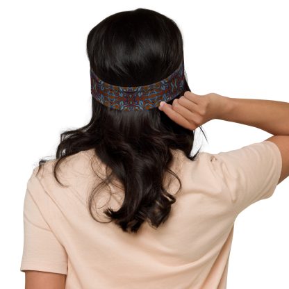 CAVIS Wunderpus Headband, Orange Blue Alternative Hair Accessary - Image 4