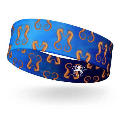 CAVIS Seahorse Pattern Headband, Nautical Love - Image 7