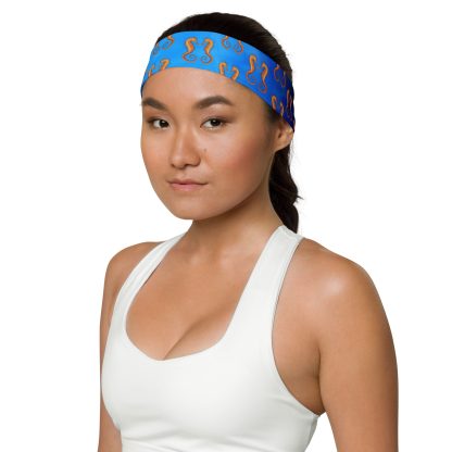 CAVIS Seahorse Pattern Headband, Nautical Love - Image 11