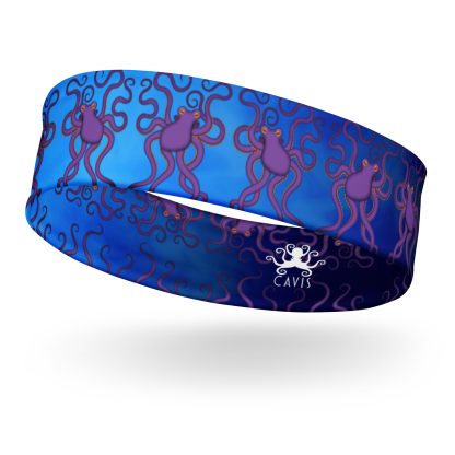 CAVIS Purple Octopus Headband, Fun Nautical Hair Accessory - Image 10