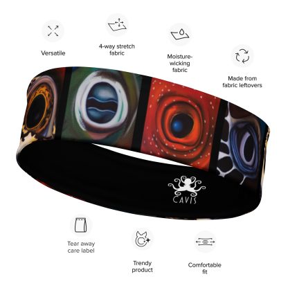 CAVIS Underwater Windows Headband, Nautical Eyes Hair Accessory - Image 11