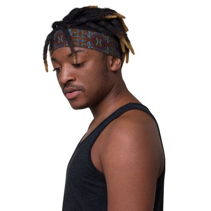 CAVIS Wunderpus Headband, Orange Blue Alternative Hair Accessary - Image 7