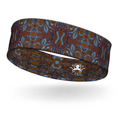 CAVIS Wunderpus Headband, Orange Blue Alternative Hair Accessary - Image 11
