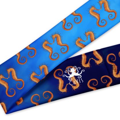 CAVIS Seahorse Pattern Headband, Nautical Love - Image 9