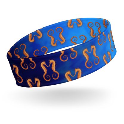 CAVIS Seahorse Pattern Headband, Nautical Love - Image 6