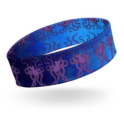 CAVIS Purple Octopus Headband, Fun Nautical Hair Accessory - Image 9