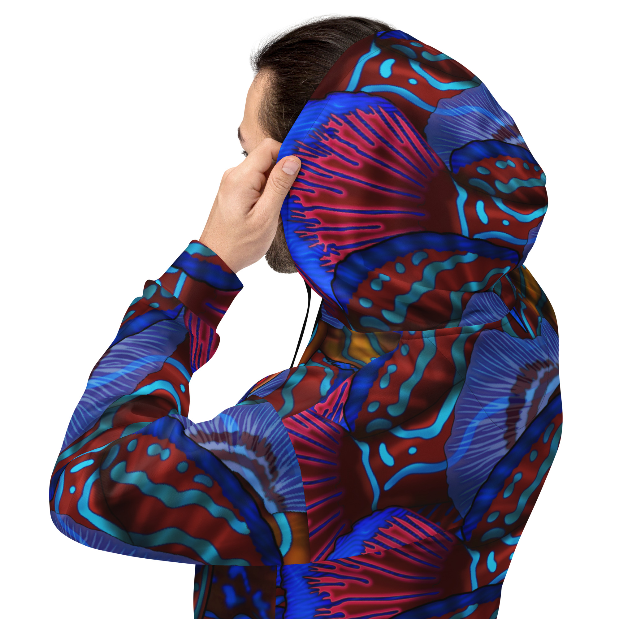 Cavis Mandarinfish Pattern Unisex Hoodie - Image 8