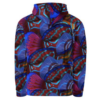 Cavis Mandarinfish Pattern Unisex Hoodie - Image 10