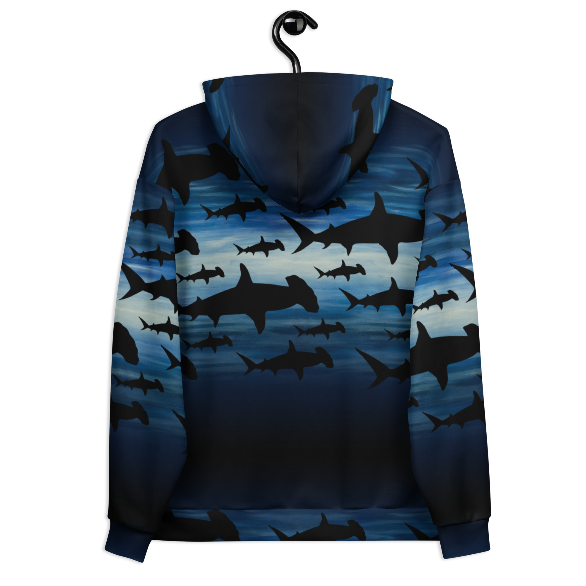 CAVIS Shark Pattern Hammerhead Unisex Hoodie - Image 8