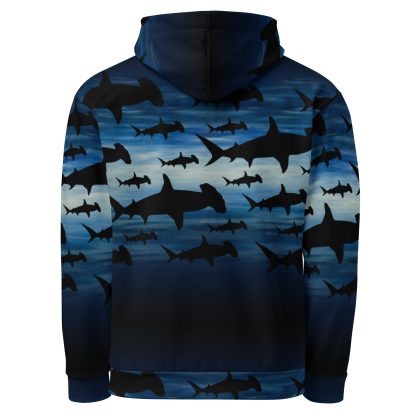 CAVIS Shark Pattern Hammerhead Unisex Hoodie - Image 11