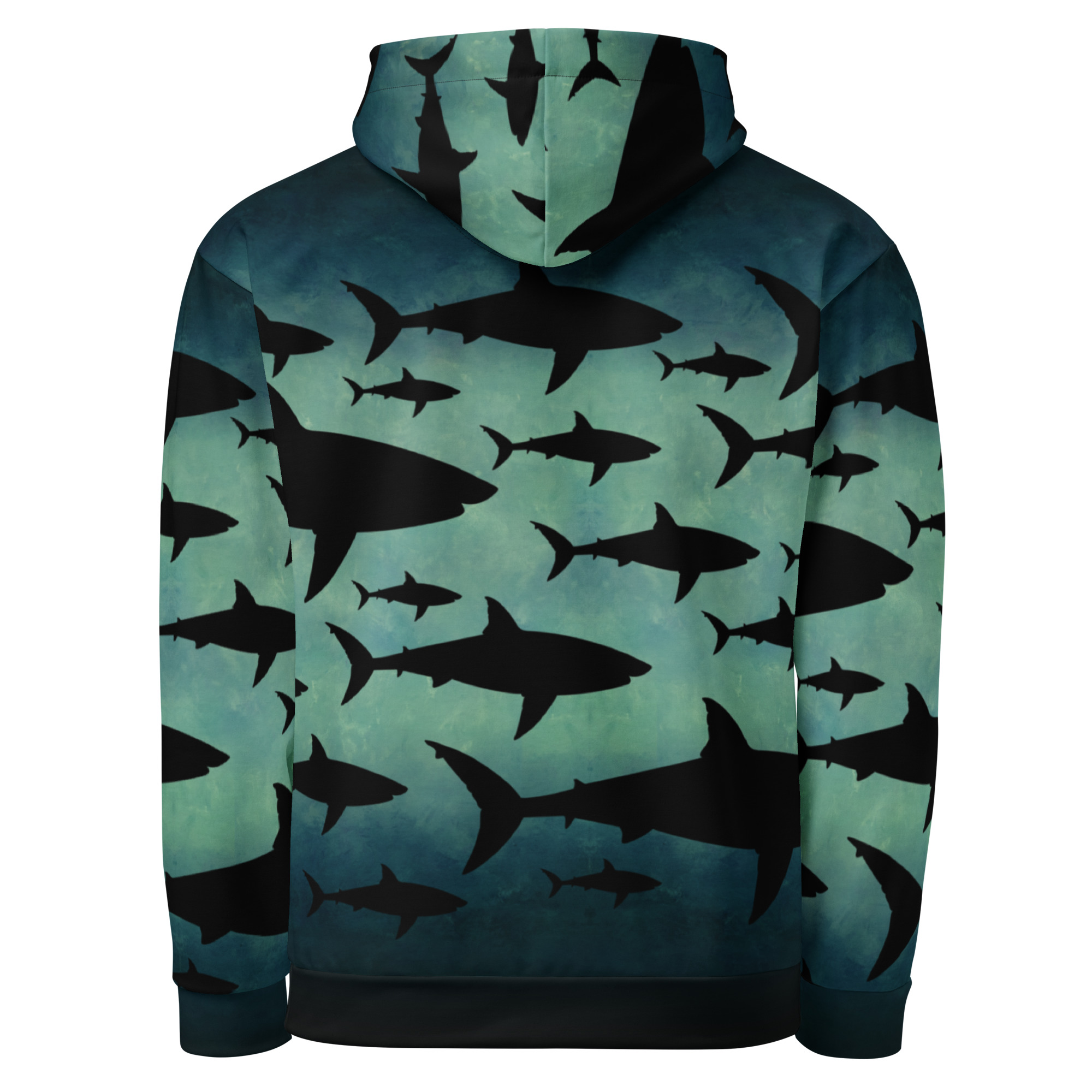 CAVIS Shark Pattern Unisex Hoodie - Image 13
