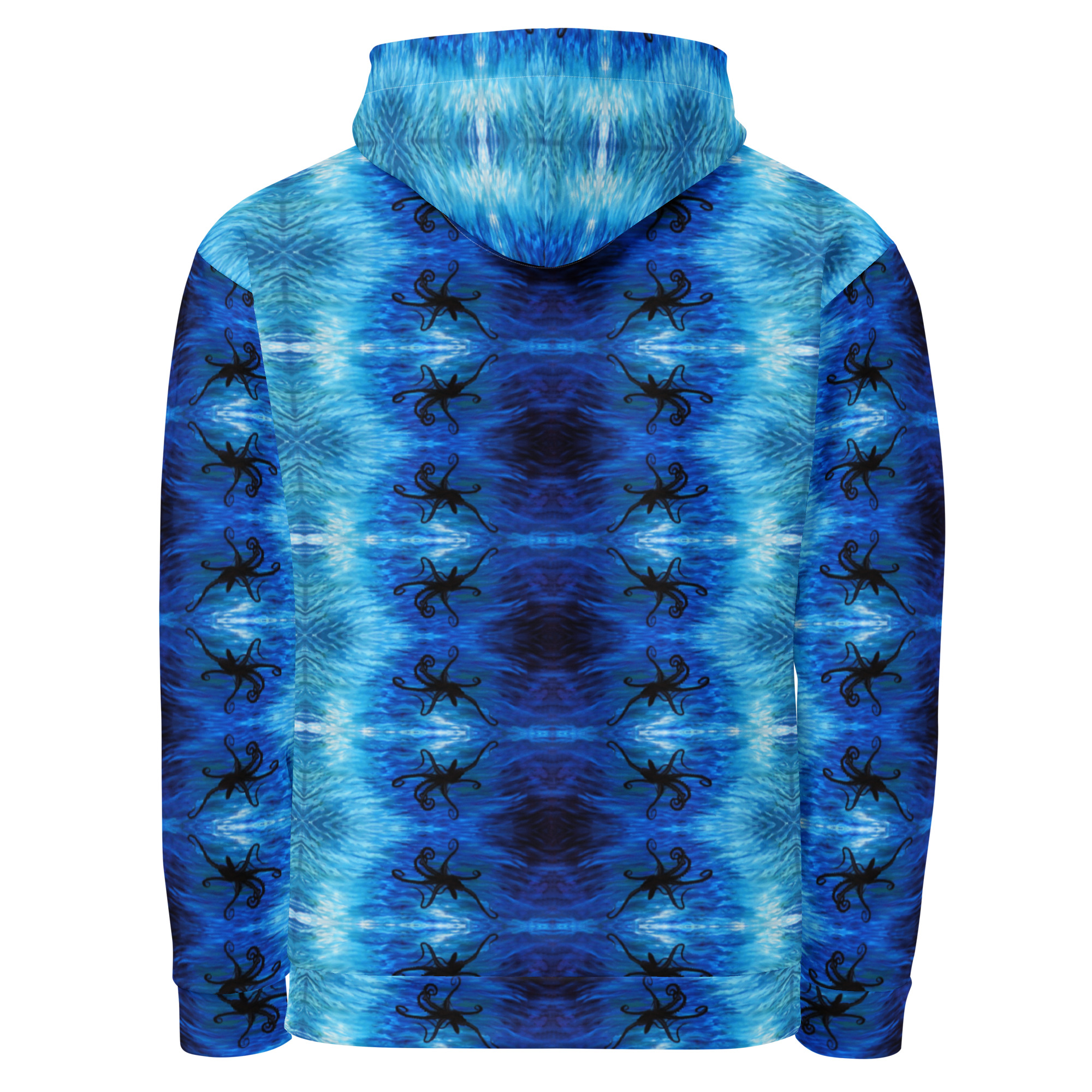 CAVIS Blue Ocean Octopus Unisex Hoodie - Image 7